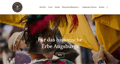 Desktop Screenshot of ig-historisches-augsburg.de